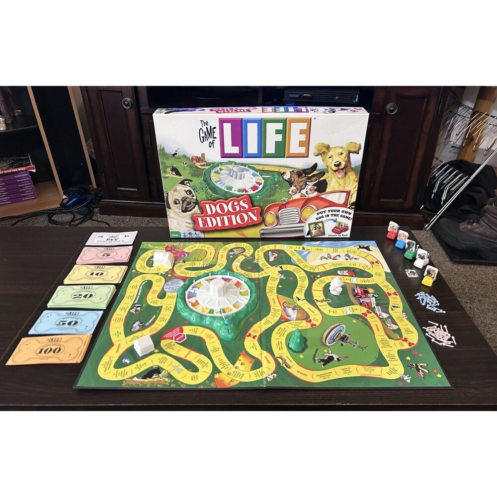 The Game Of Life Dogs Edition 2011 Winning Moves Family Cute Board Game Read